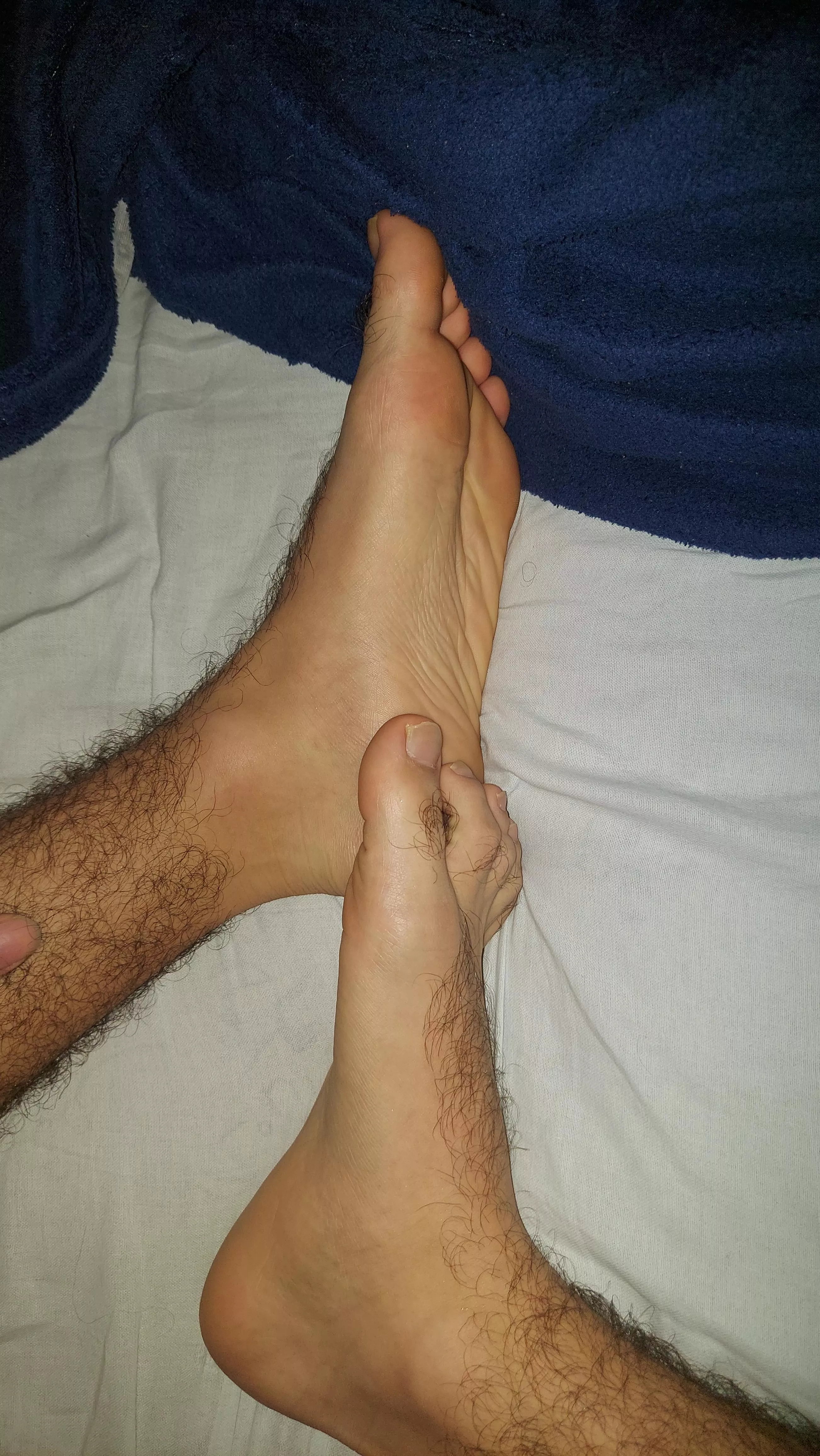 I like my hairy feet and you?