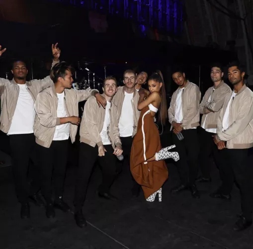 I like to imagine that once in a while Ariana Grande let’s all her back up dancers come back to her room for an all night, no holes barred gang bang. What do you think they would do with her?