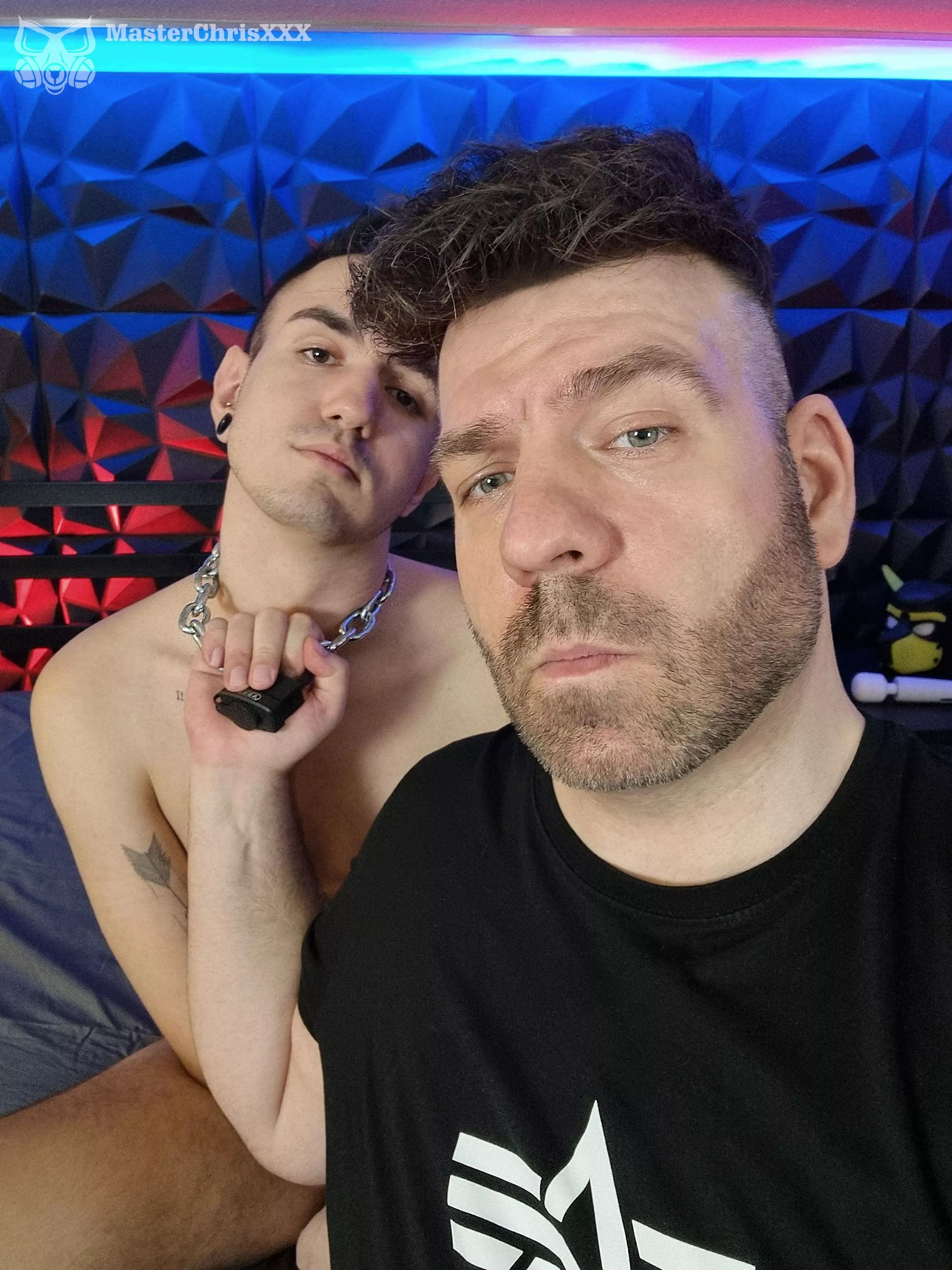 I like to keep my slave on a short leash!😈 I inaugurated the new, expanded playroom. 🔥I was very hard with him!🥵 Do you want to see it? Join my world NOW!🔥