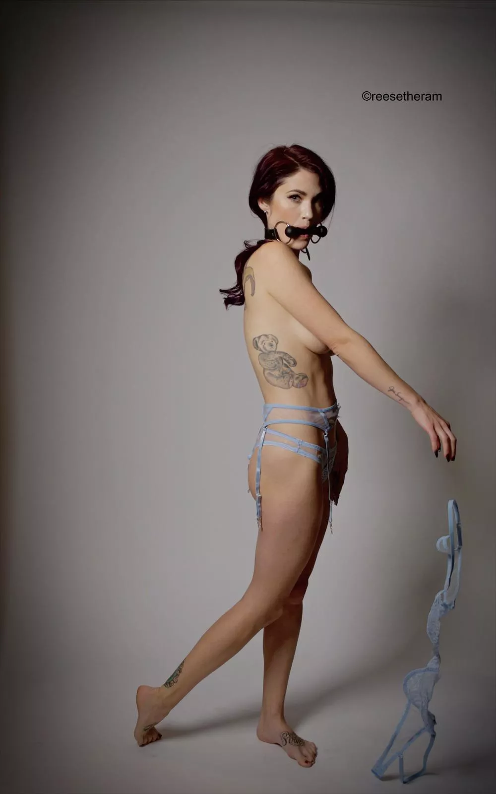 I like to sink my teeth into this gag. Will you make me bite down on it harder please?