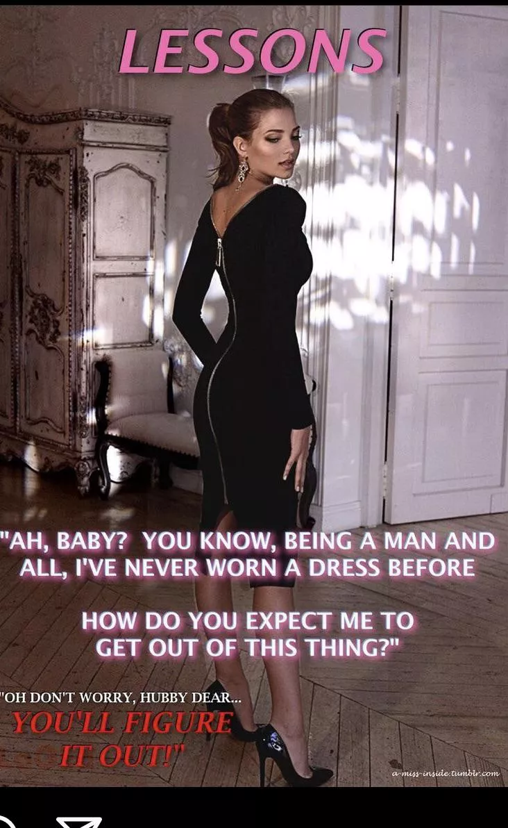 I loooooove knowing it’ll be a struggle to get out of some amazing form fitting dresses with back zippers.