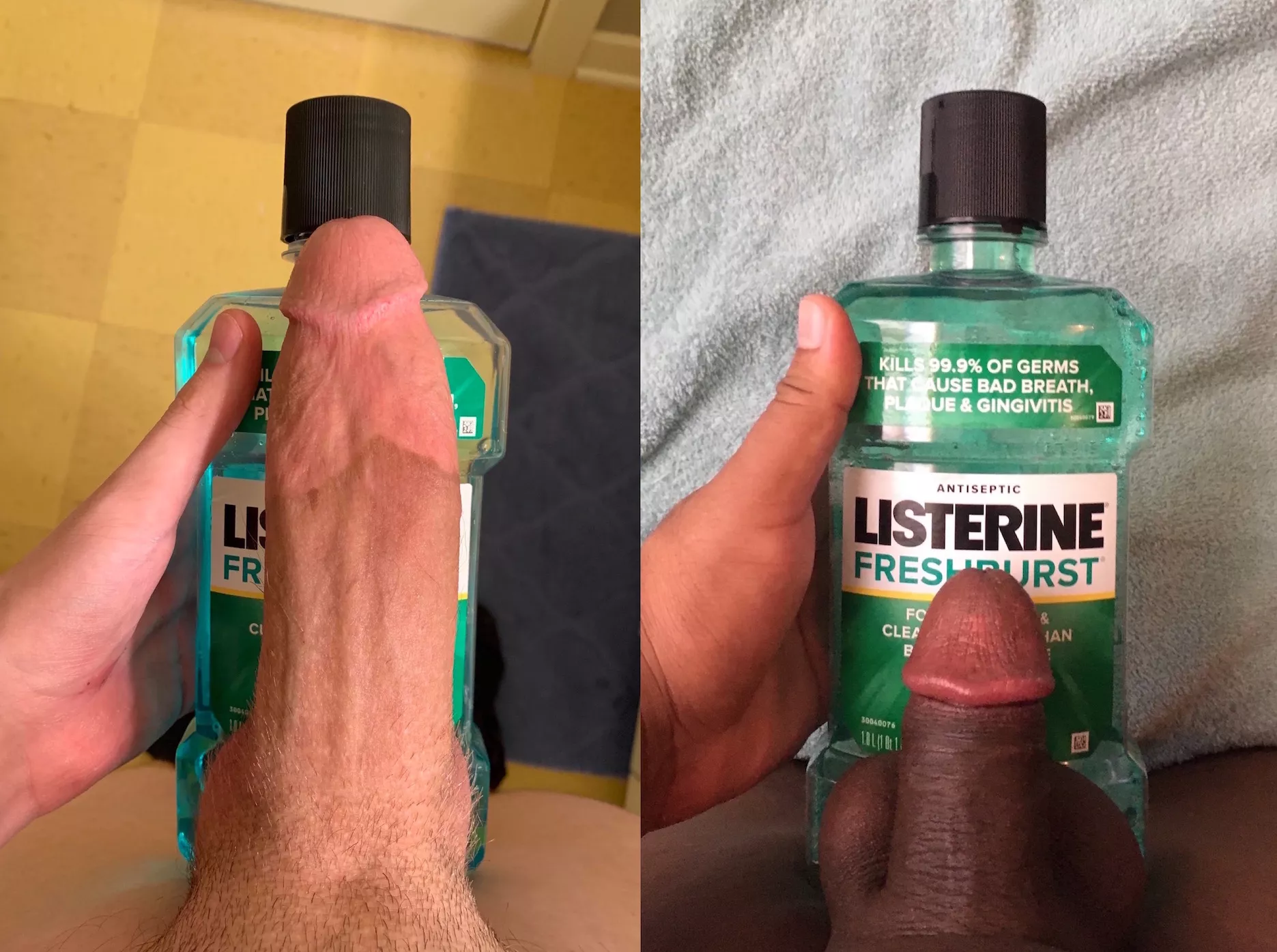 I lost the comparison, but at least my breath smells fresh