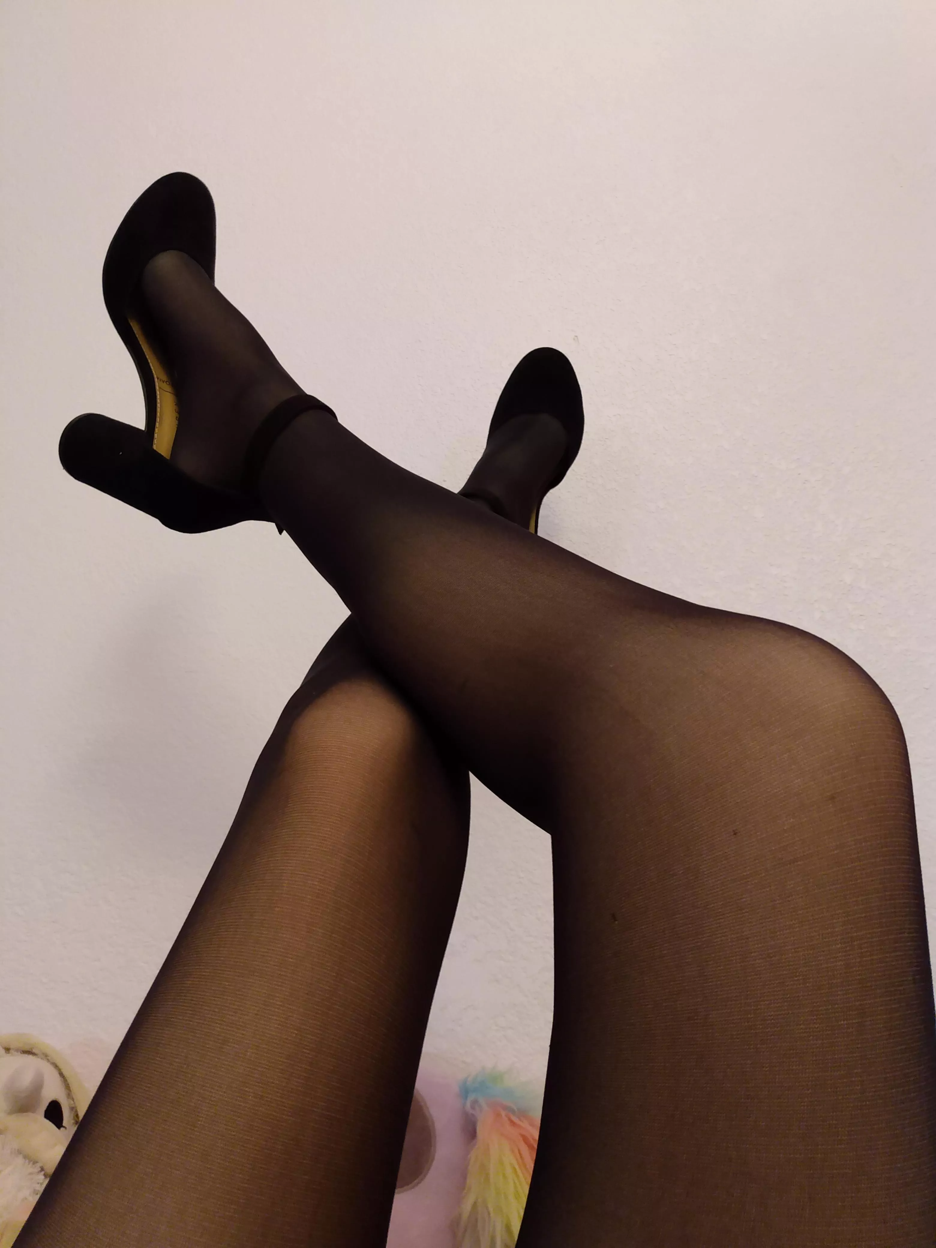 I love black heels