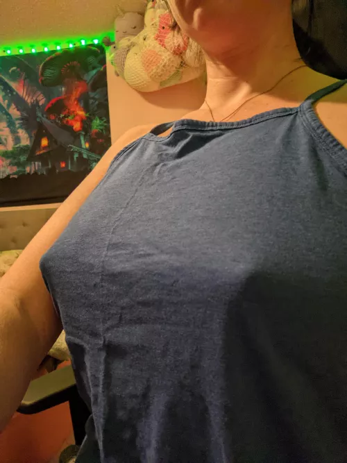 I love going braless, but it's super noticable.