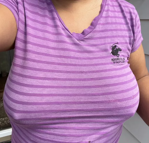 I love going out braless so everyone can see my hard nipples