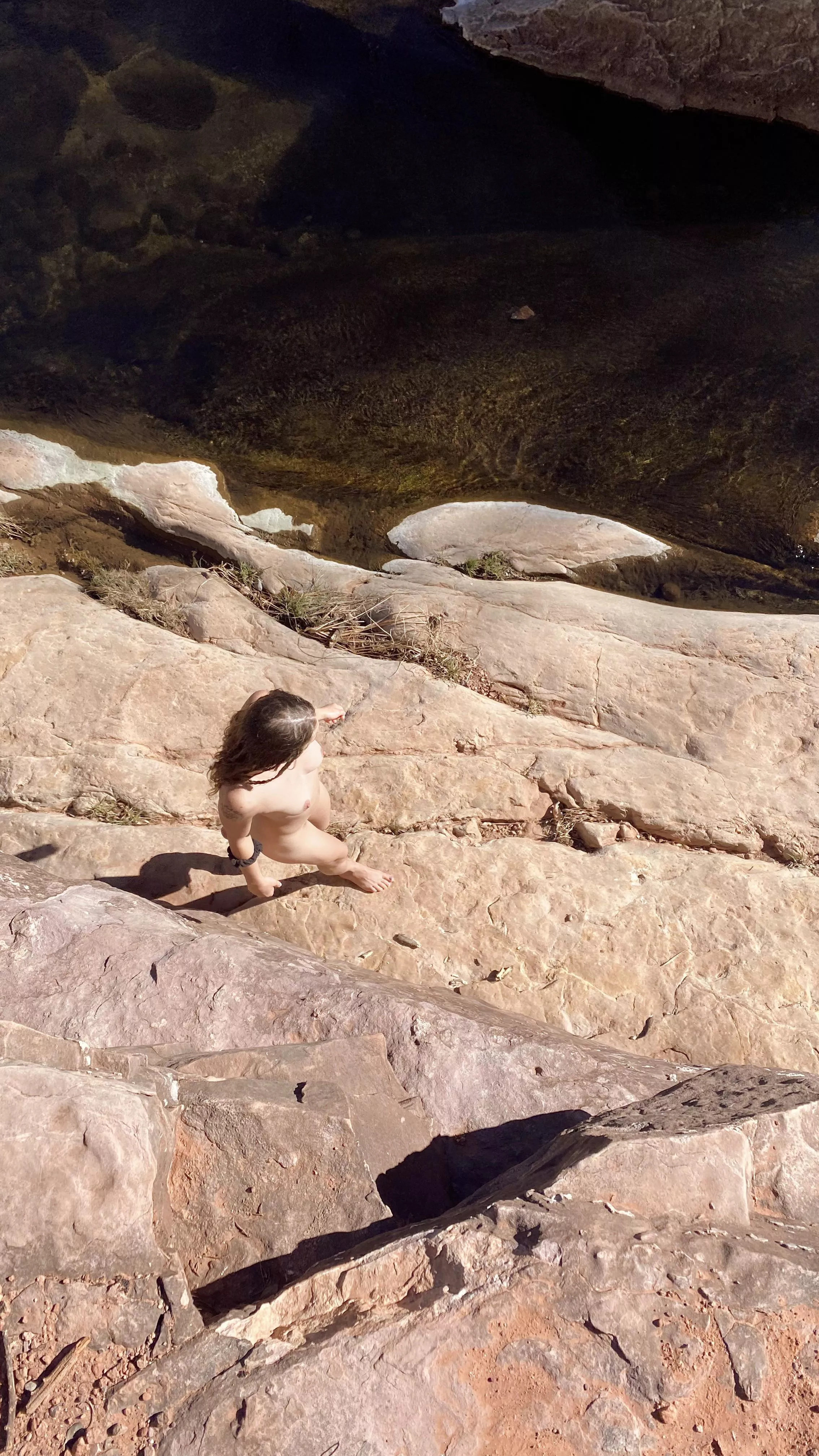 I love hiking around the river nude!!