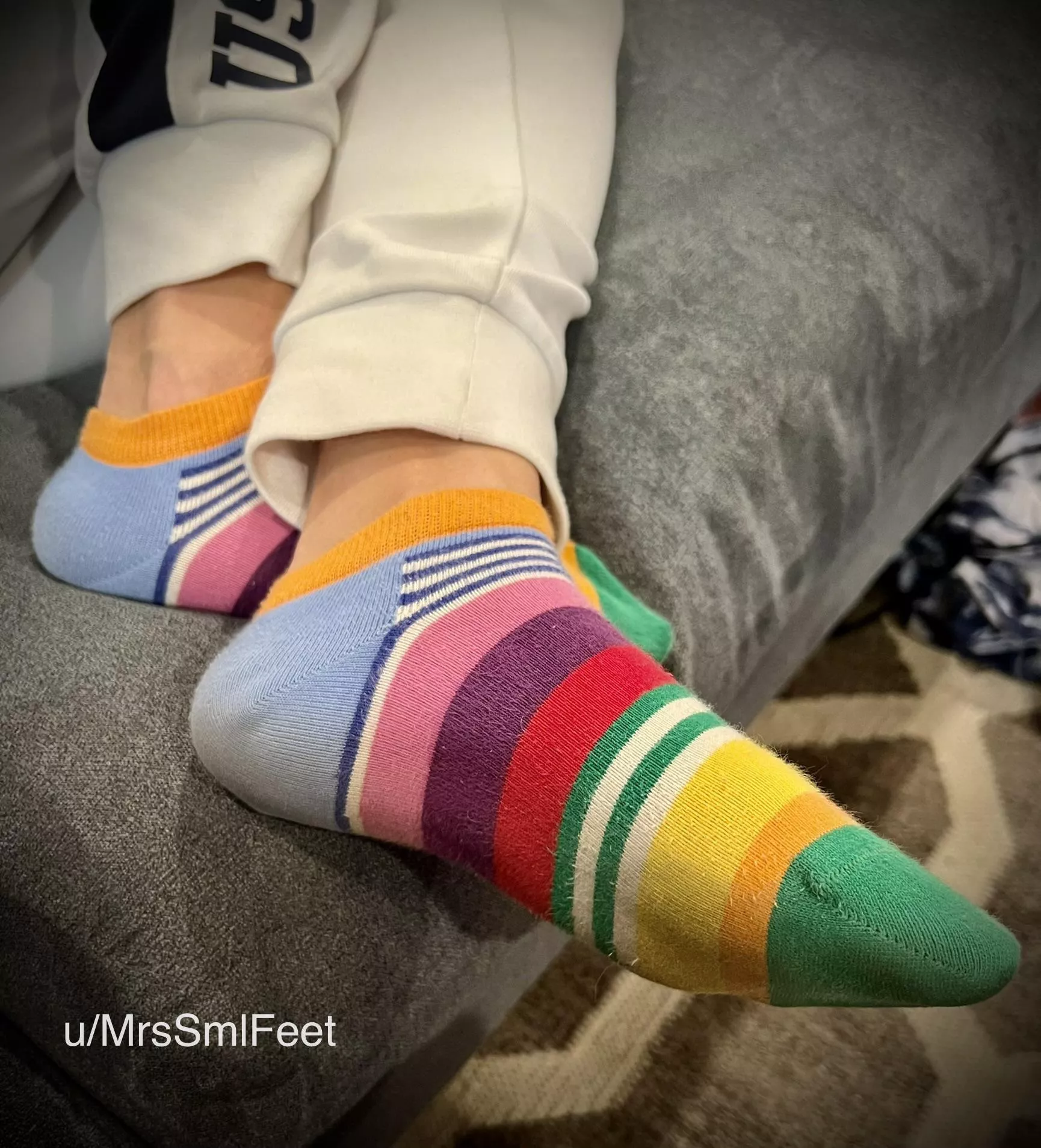 I love how colorful these socks are