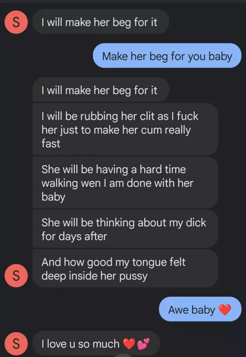I love how eager he is to give every one of his dates a good fucking. He loves sex and I know he loves the fact that he can have new pussy whenever he wants. ❤️❤️