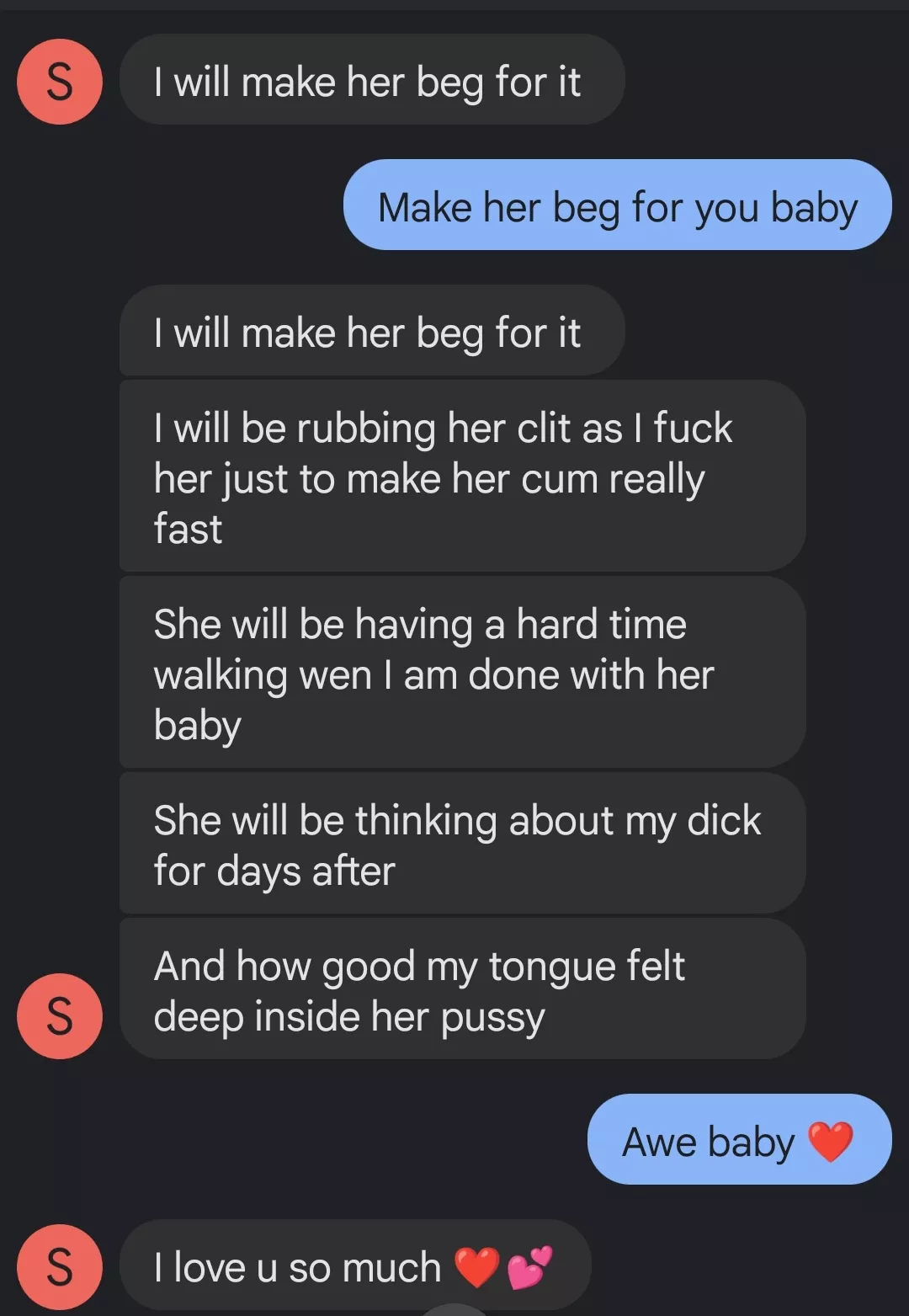 I love how eager he is to give every one of his dates a good fucking. He loves sex and I know he loves the fact that he can have new pussy whenever he wants. ❤️❤️