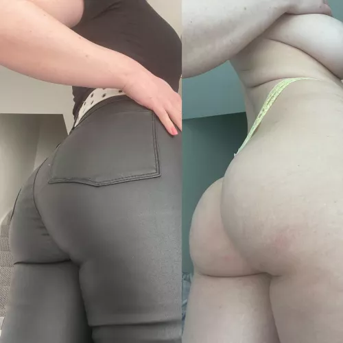 I love how my ass looks in pants almost as much as when it’s naked