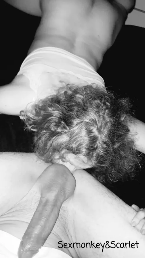 I love licking his ass . It makes his cock twitch every time my tongue swipes over his hole