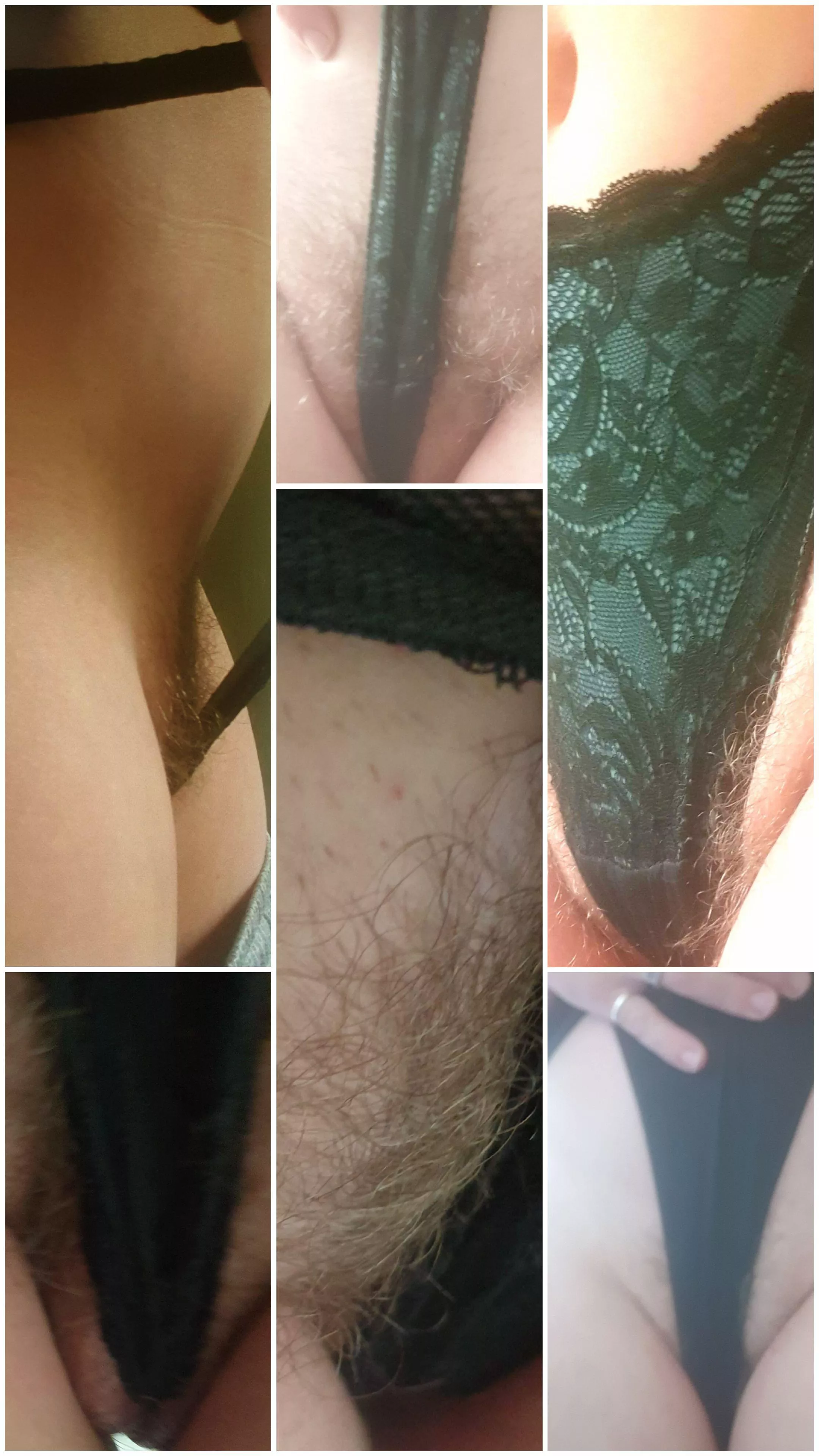 I love pulling my underwear deep into my Hairy Pussy