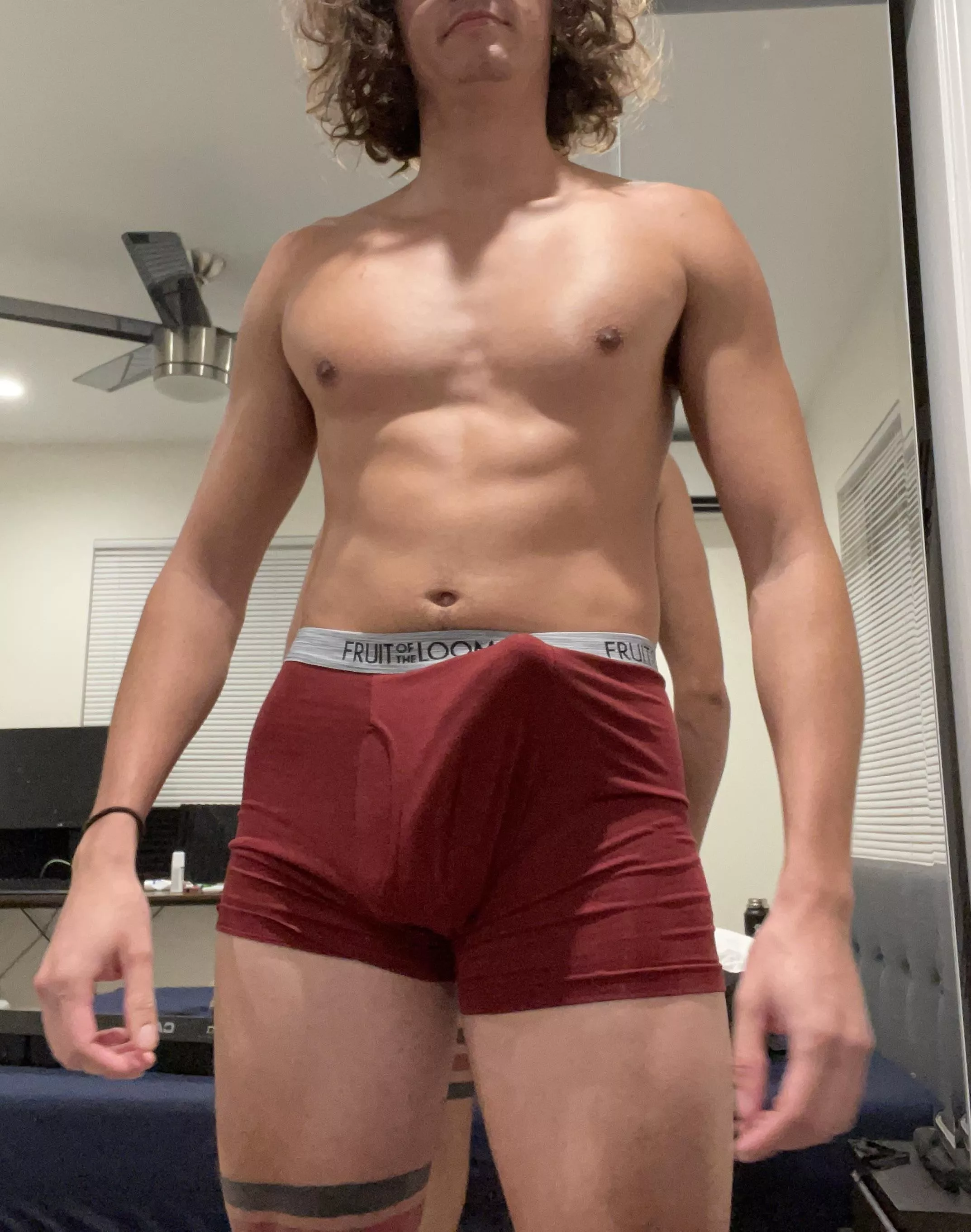 I love seeing my cock through my boxer briefs