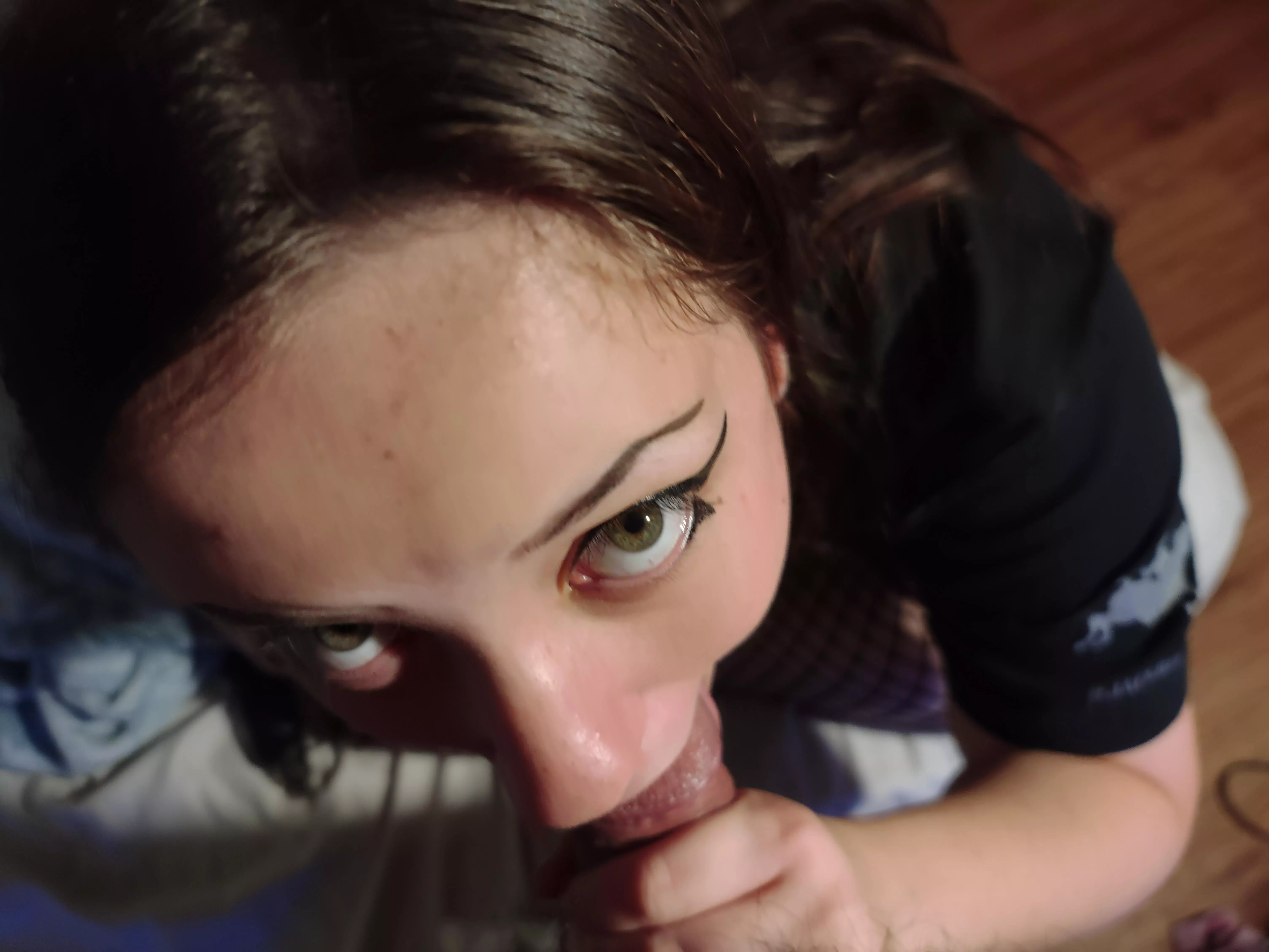 I love staring him in the eye while he sprays his load down my throat πππ I love staring him in the eye while he sprays his load down my throat πππ