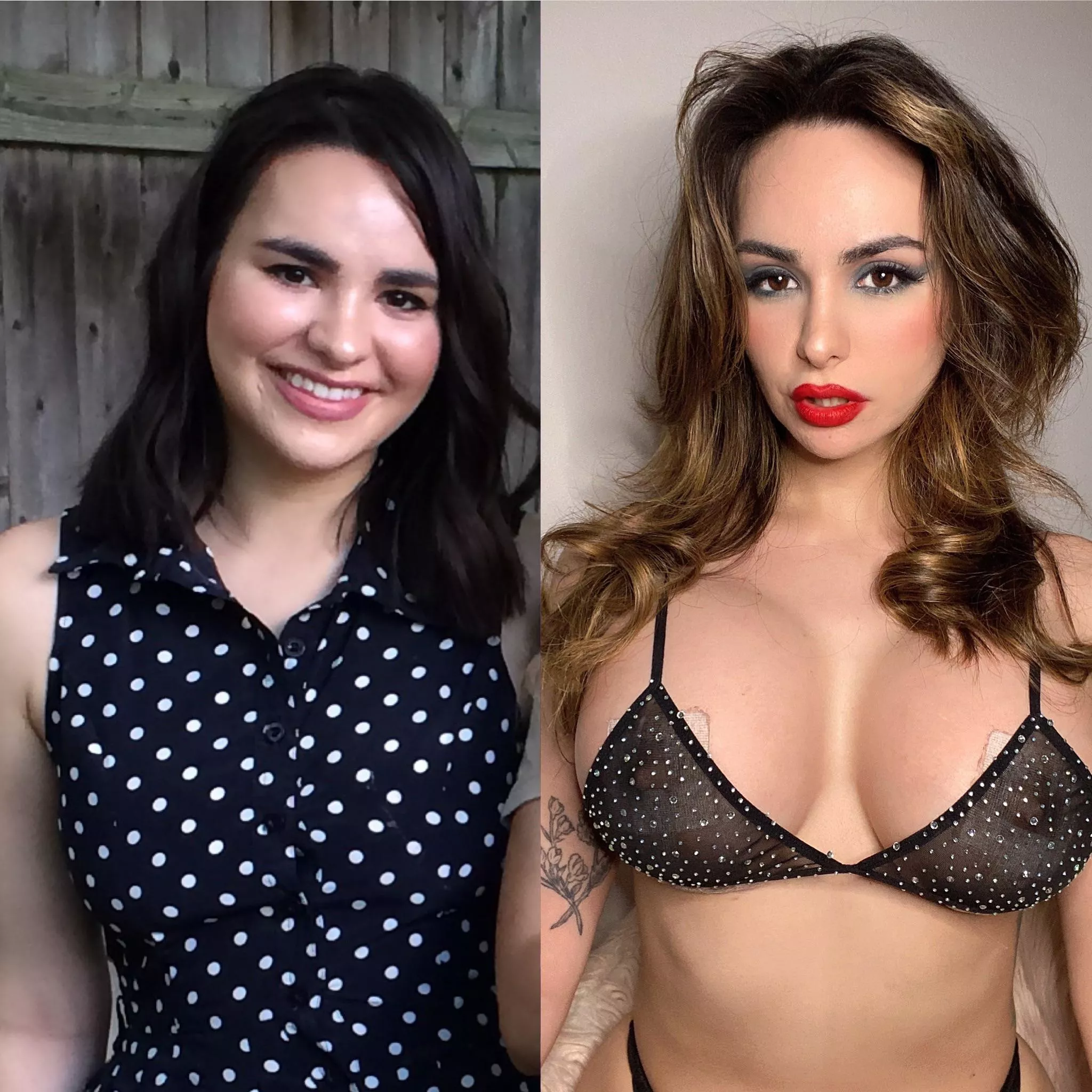 I love that I get so much more atteniton now that I got my boobs done :) so much more to do but heres my progress on my bimbo journey!