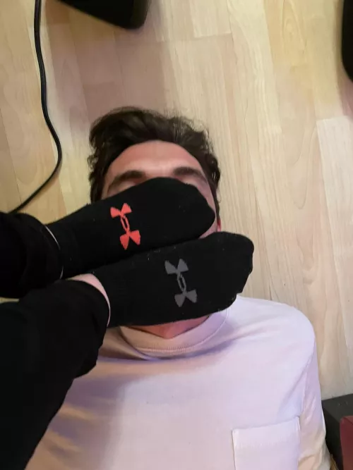 I love that my socks get the full aroma experience after a long work day and gym sesh...