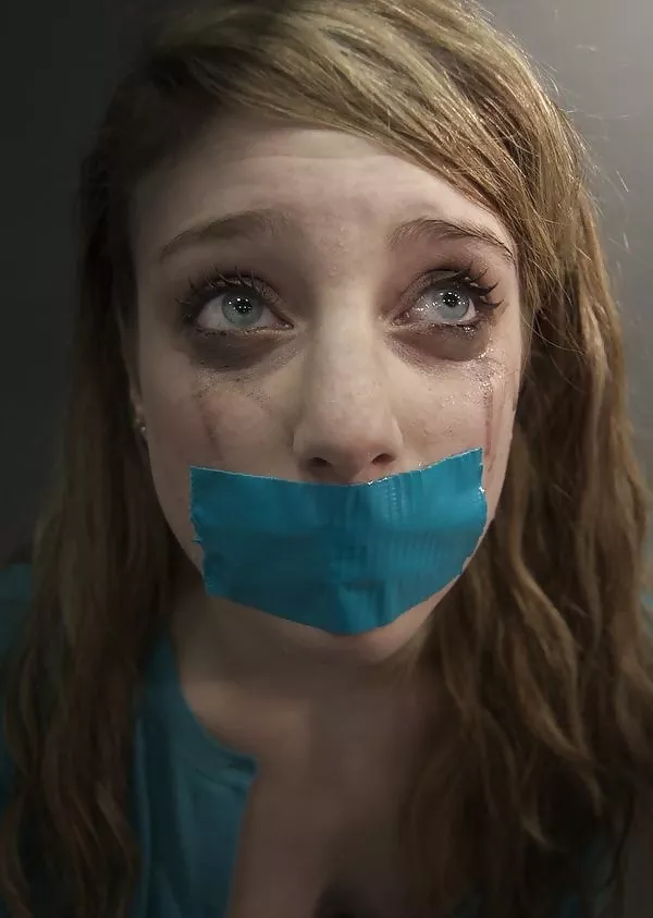 I love that the tape is color coordinated with her outfit