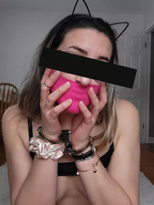 I love the feel of imprinted lips under a tape gag