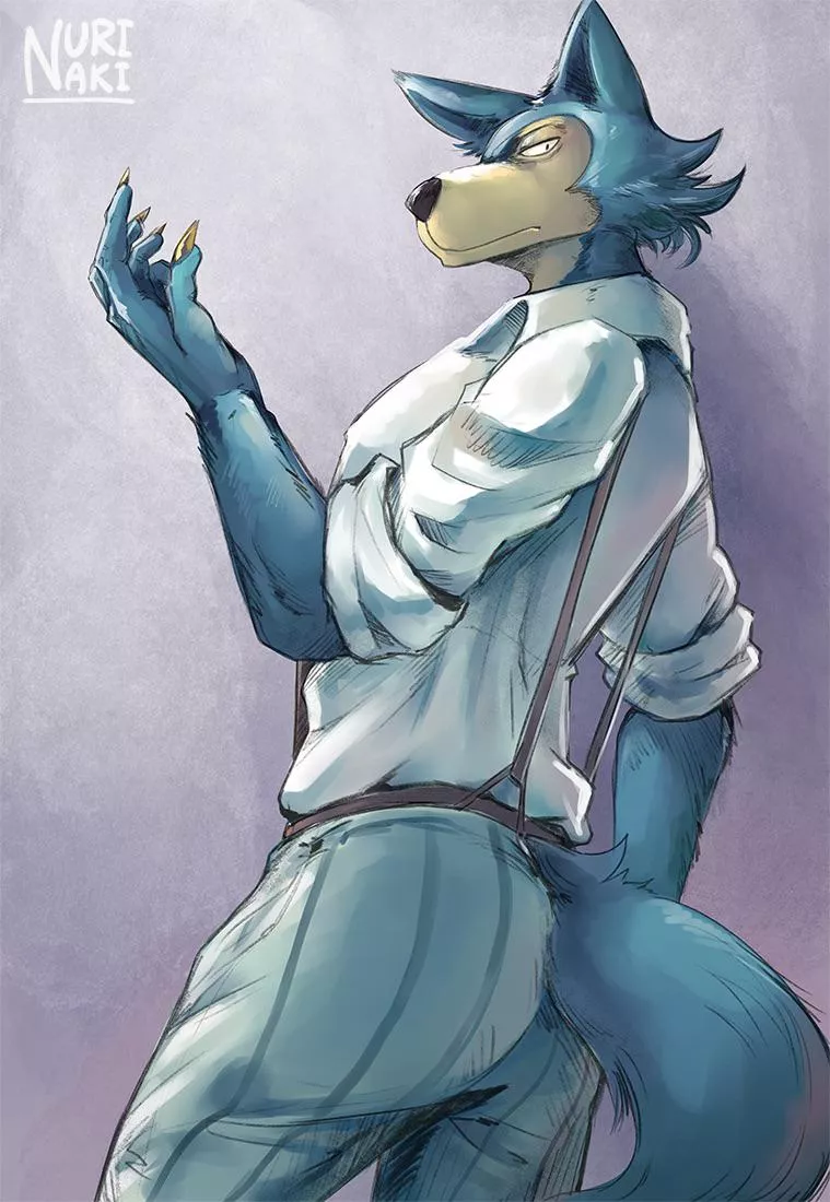 I love the look that Legosi is serving here [Nurinaki]