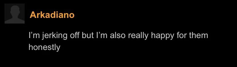 I love the wholesome comments on this site