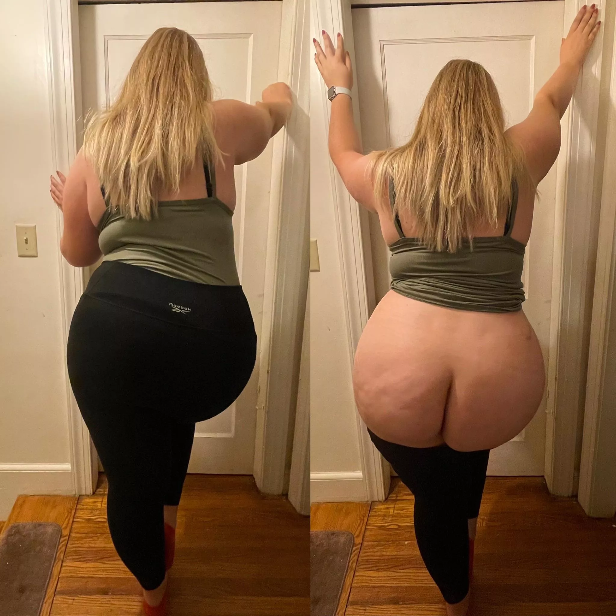 I love these leggings, you love what’s under them