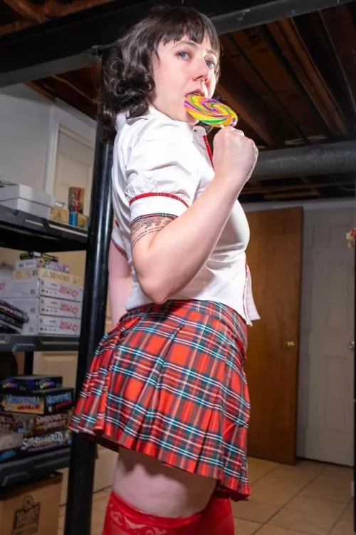 I love to lick my lolli…