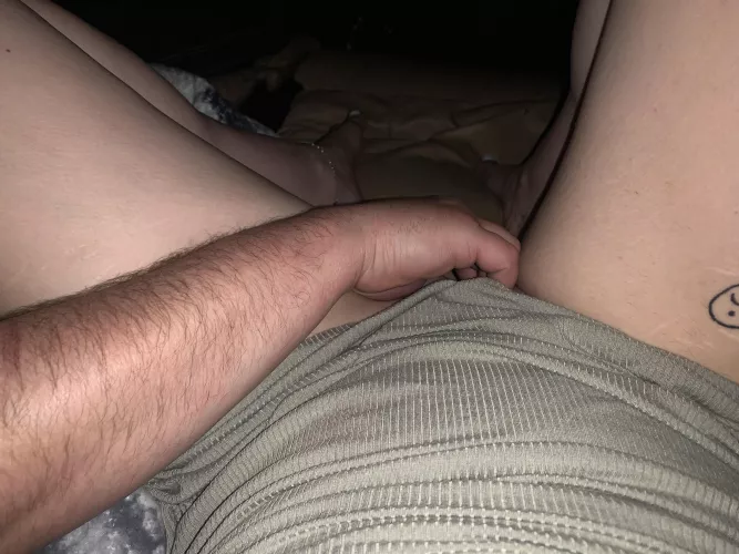 I love when he plays with me until I fall asleep