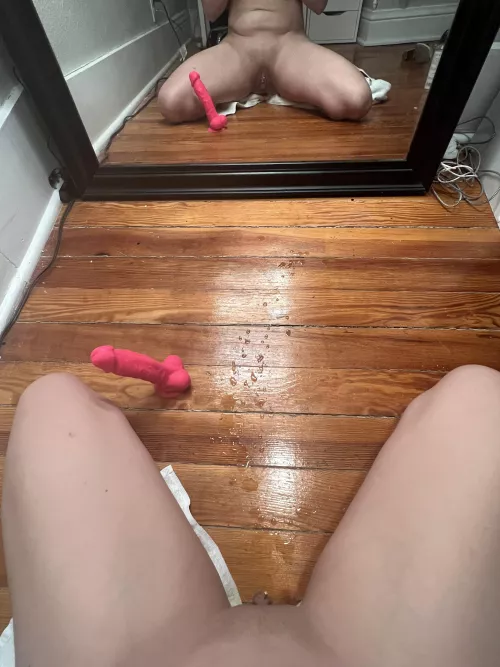 I made a bit of a mess… so mad I didn’t catch this one on video.