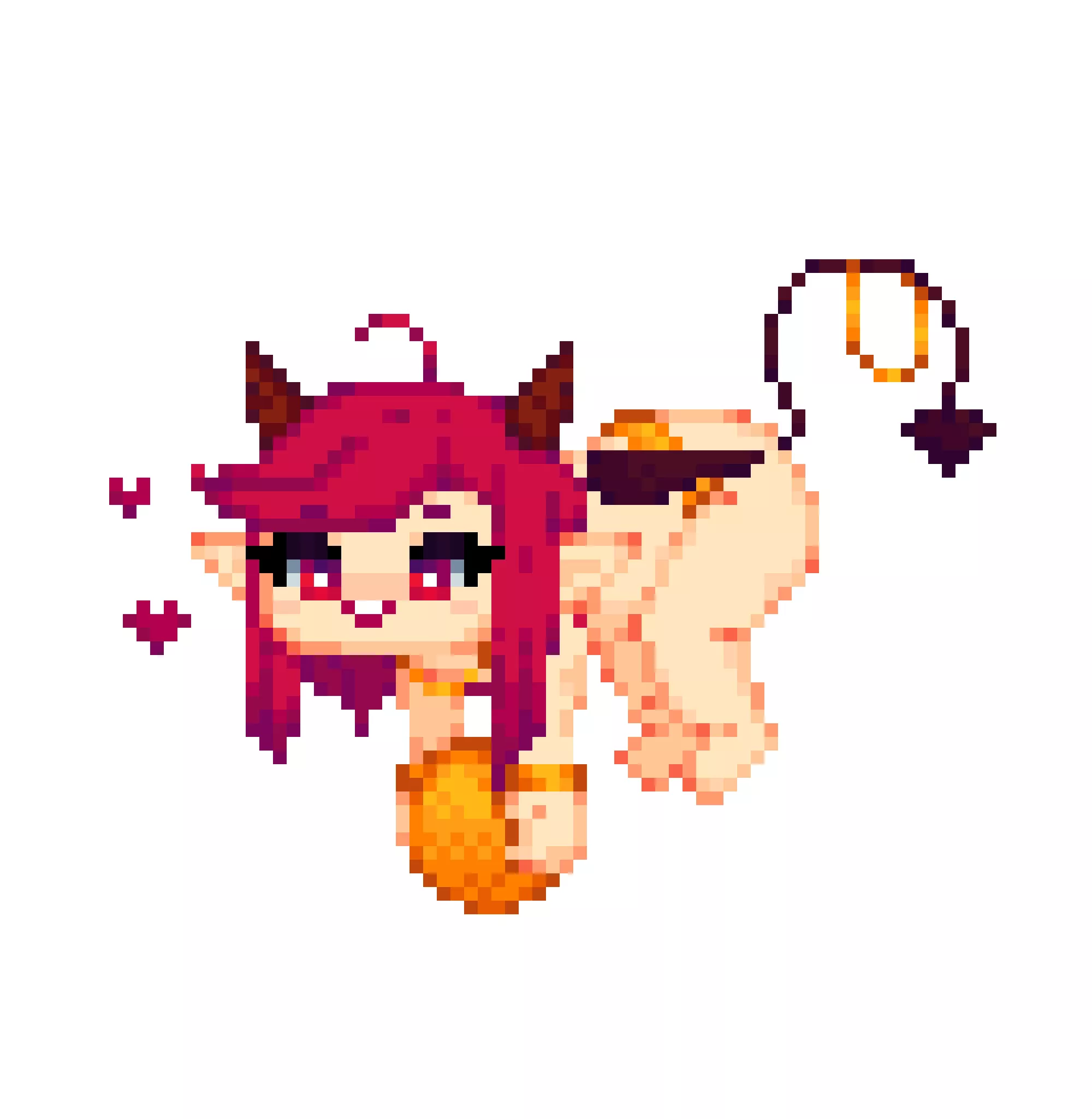 I made a demon girl :)