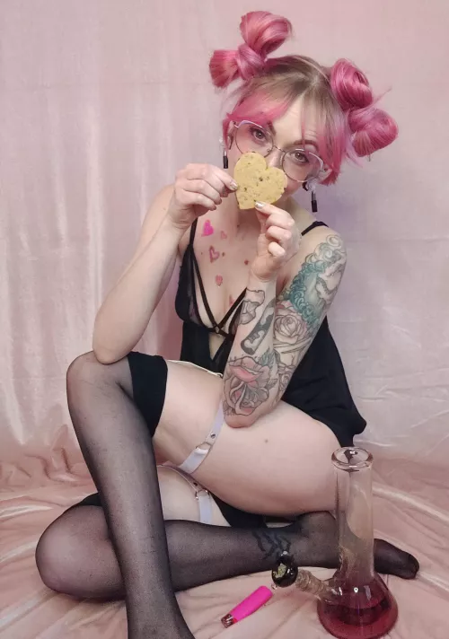 I made infused cookies for today!