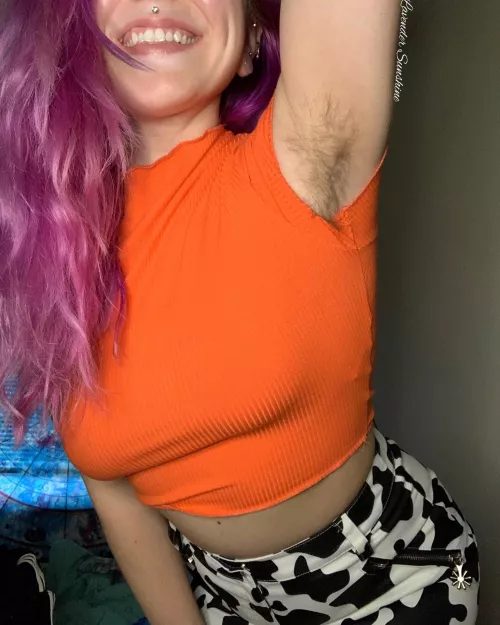 I need someone who doesn’t mind that my underarm fluff is always visible!