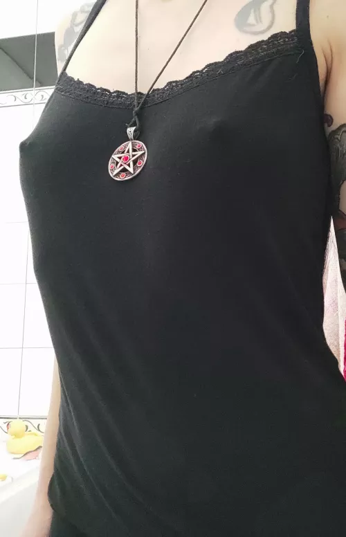 I never wear bra anyway