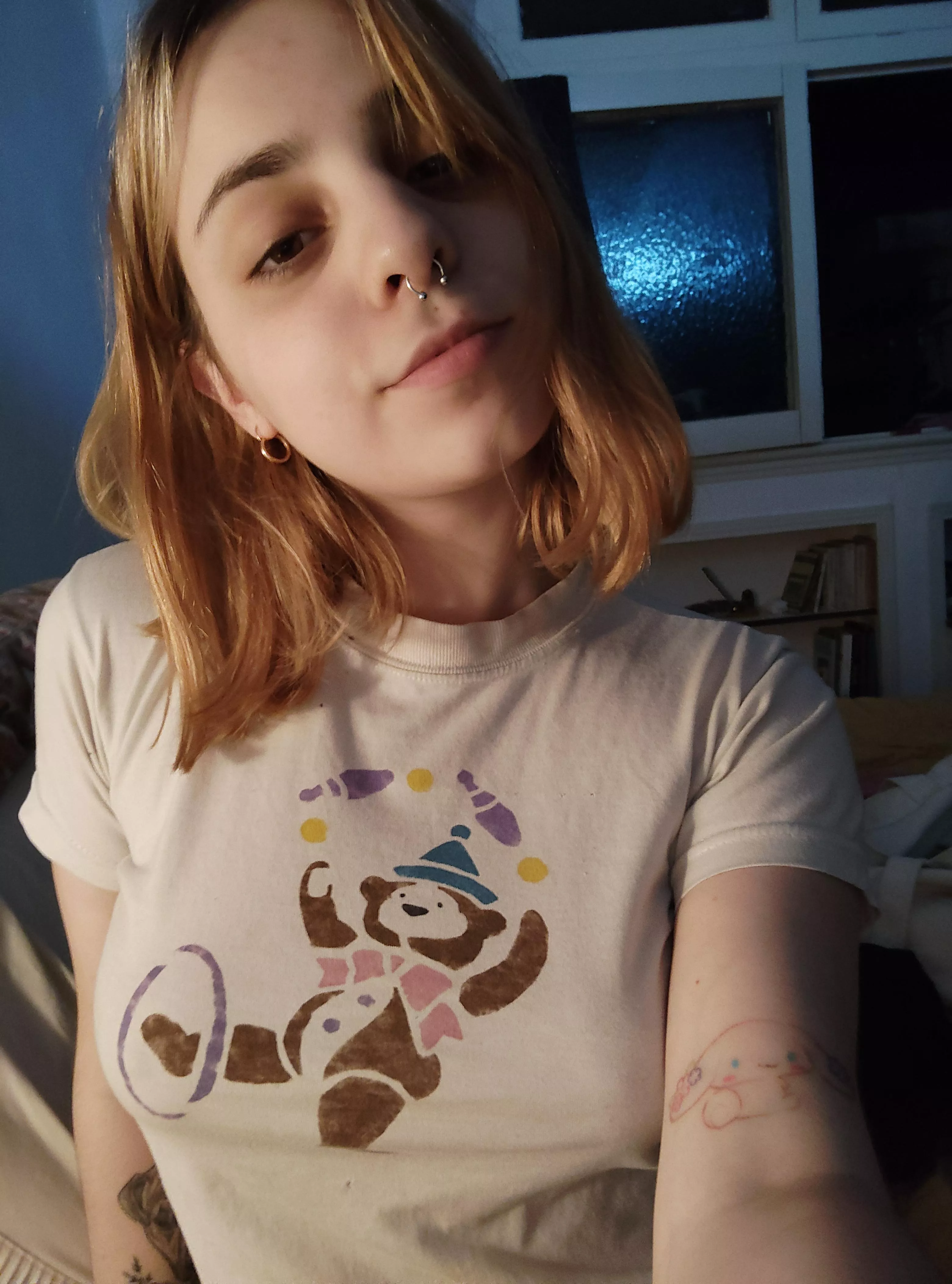 i painted this shirt by myself 🥺