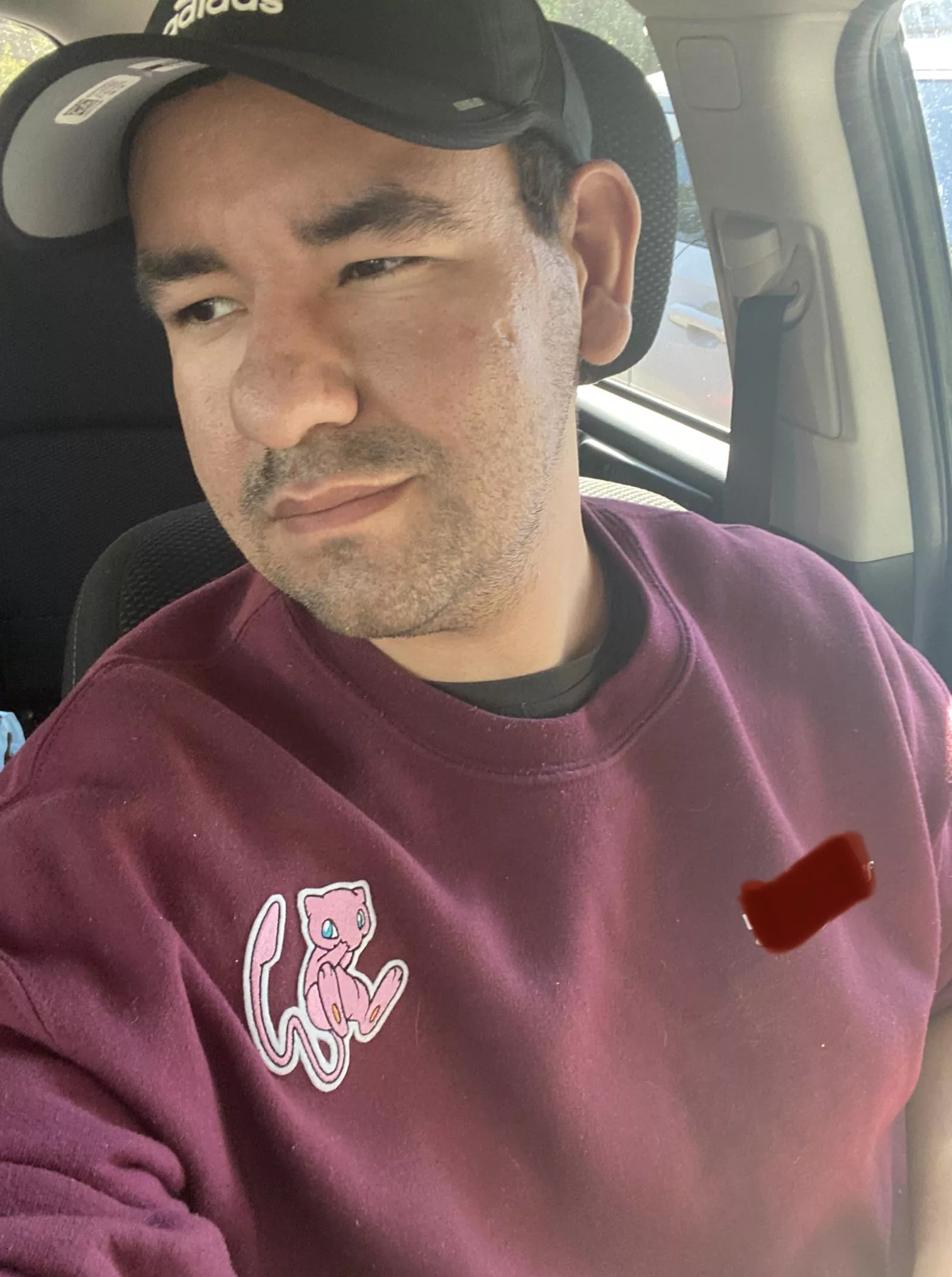 I put a mew patch on my work sweater… what do you think?