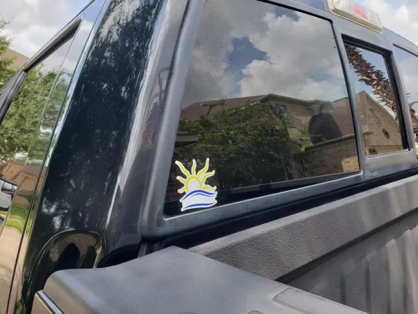 I put the naturist symbol on my truck. Few will even understand. If you see me, honk and wave! 👋