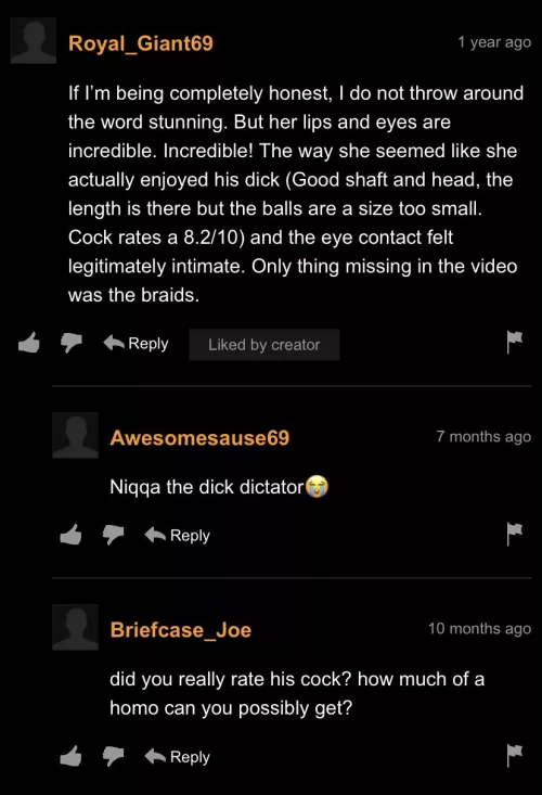 I rate this cock an 8.2/10