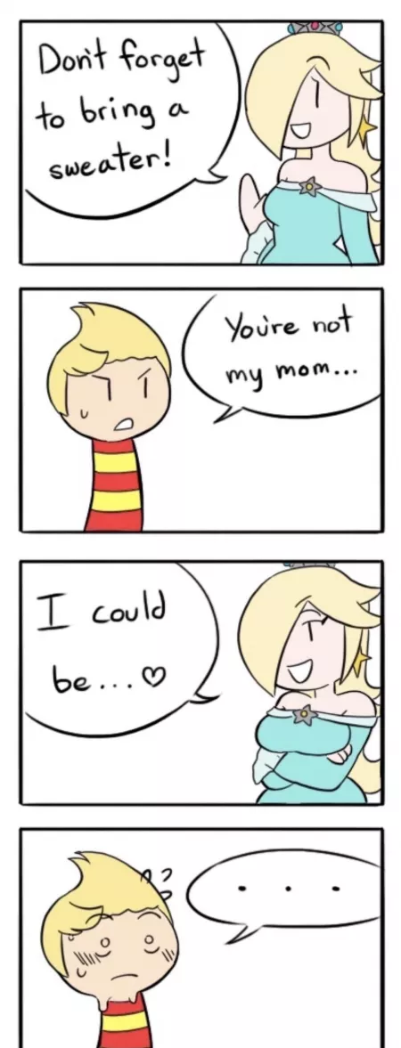 I refuse to view rosalina as a trap. So Iām choosing to view this as role reversal GFD š