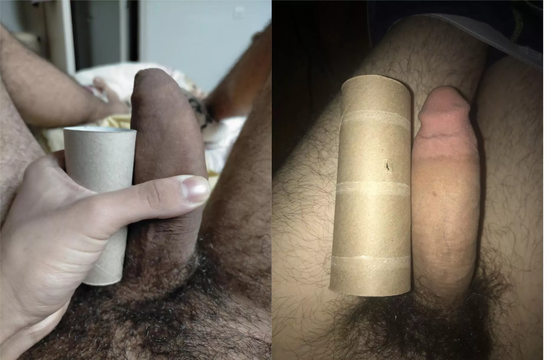 I (right) have officially been humbled by u/virginsub65 (left)