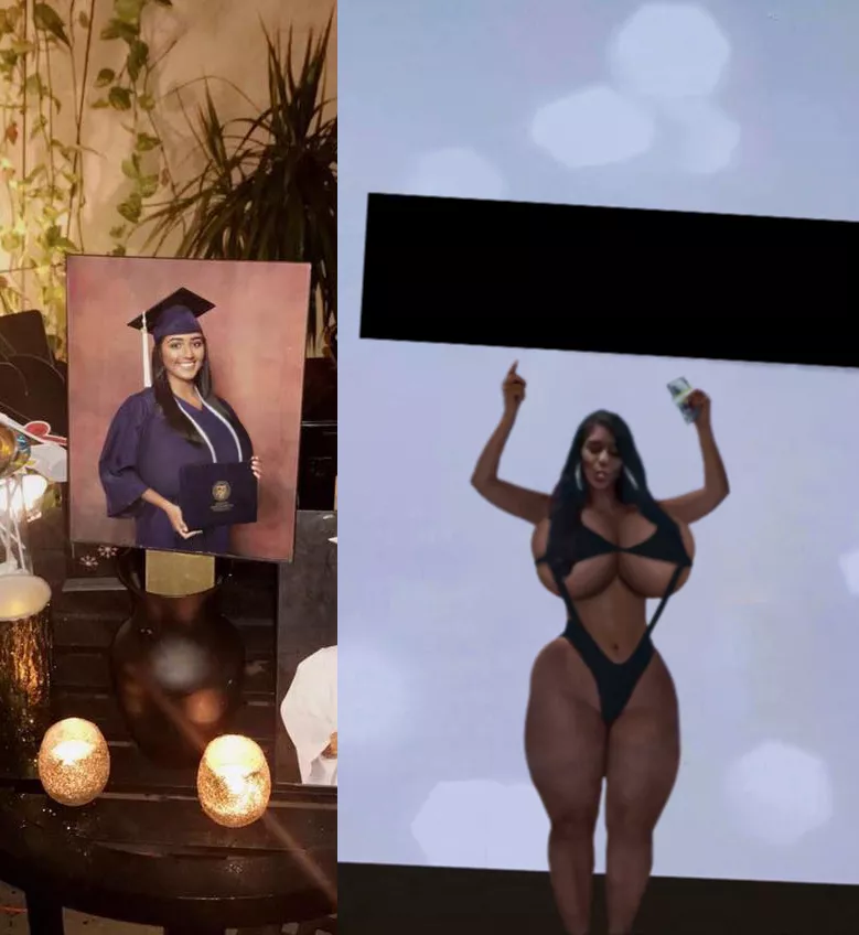 I said fuck this college degree bitch I'm built to fuck