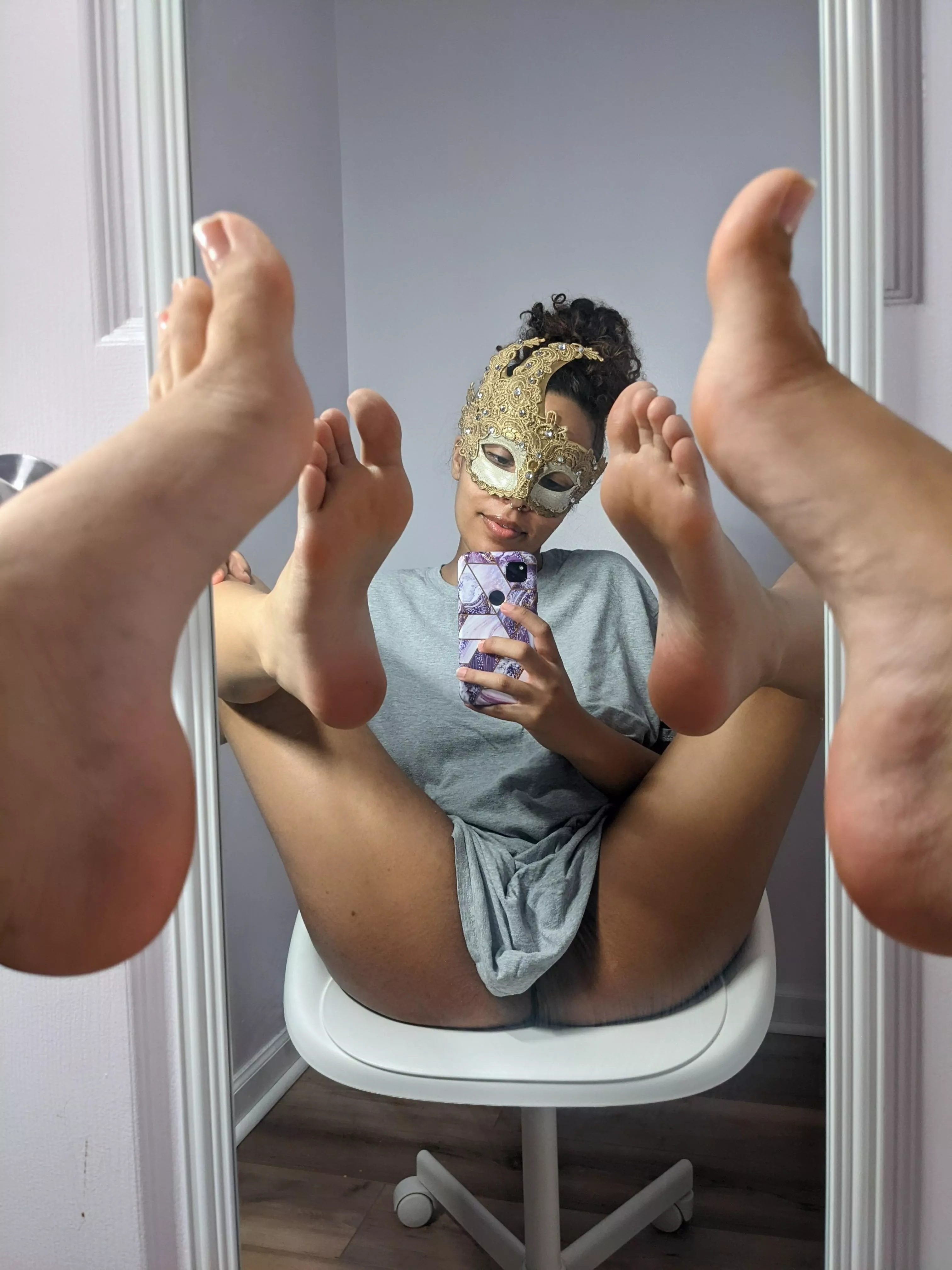 I should be sitting on you