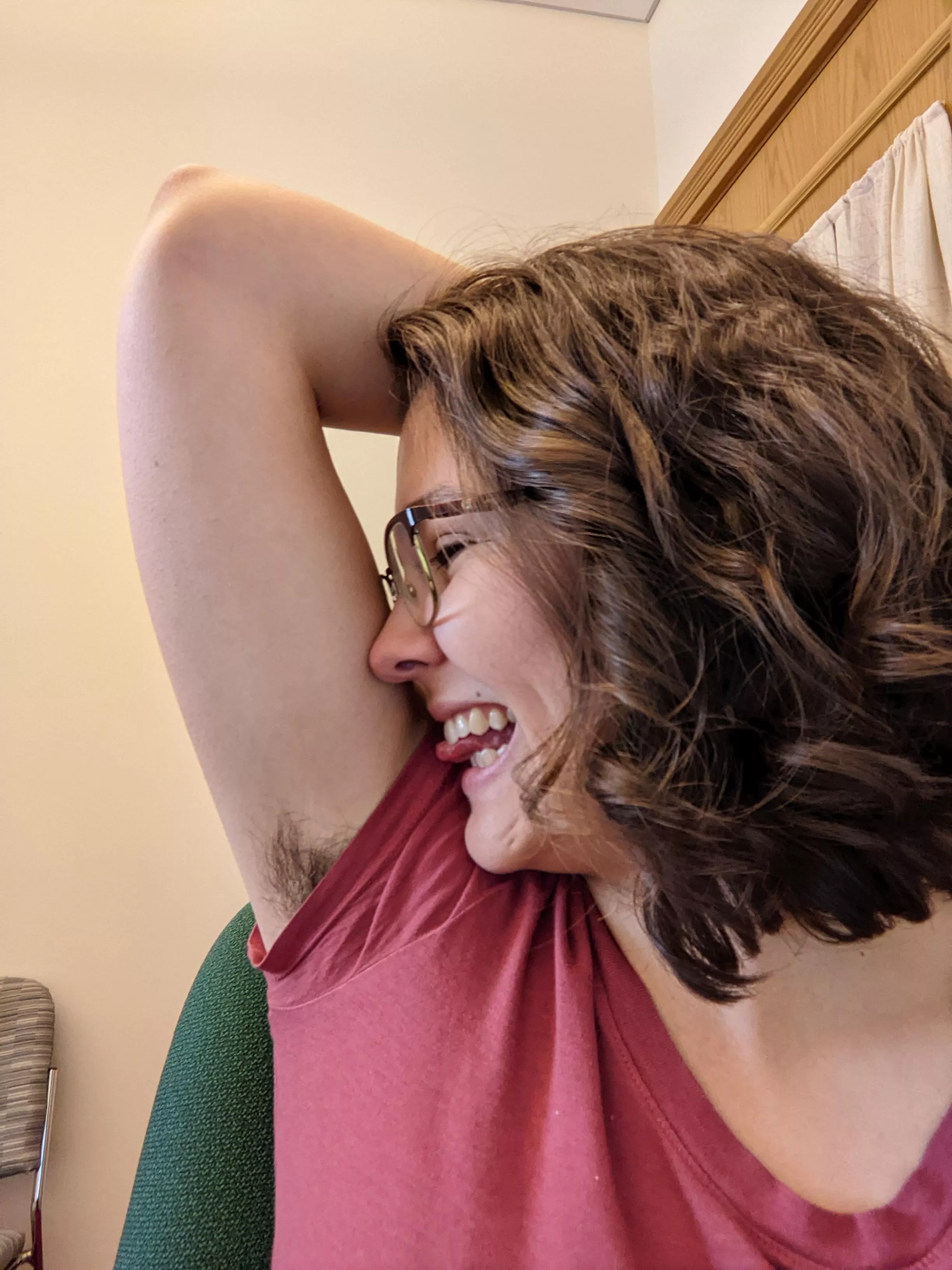 I shoveled my driveway this morning on this shirt. Want a sniff?