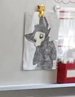 I spotted this in a classroom at my local high school, not mine and didn’t get a good pic as I was there for only a short time