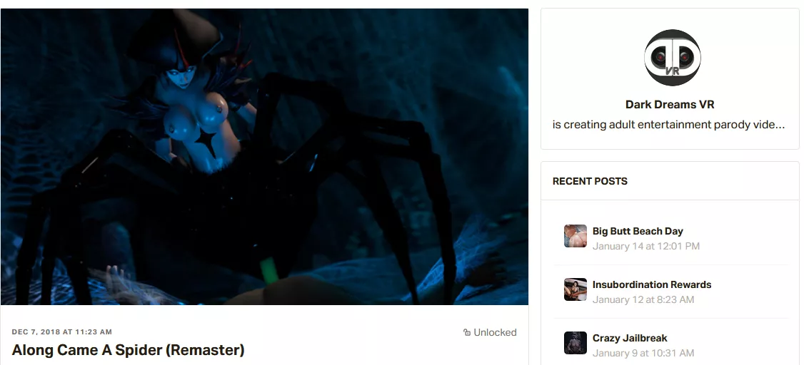 I stumbled upon a VR remake of the best monster girl animation in existence to date! (behind a $5 paywall on Patreon) I stumbled upon a VR remake of the best monster girl animation in existence to date! (behind a $5 paywall on Patreon)