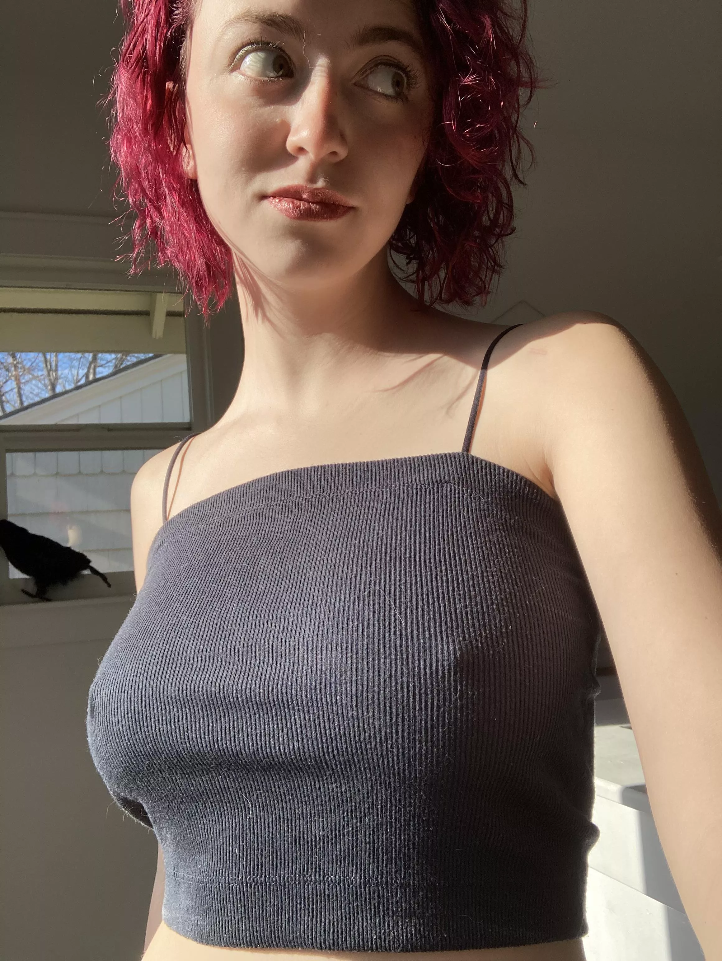 I swear this shirt keeps shrinking 😅