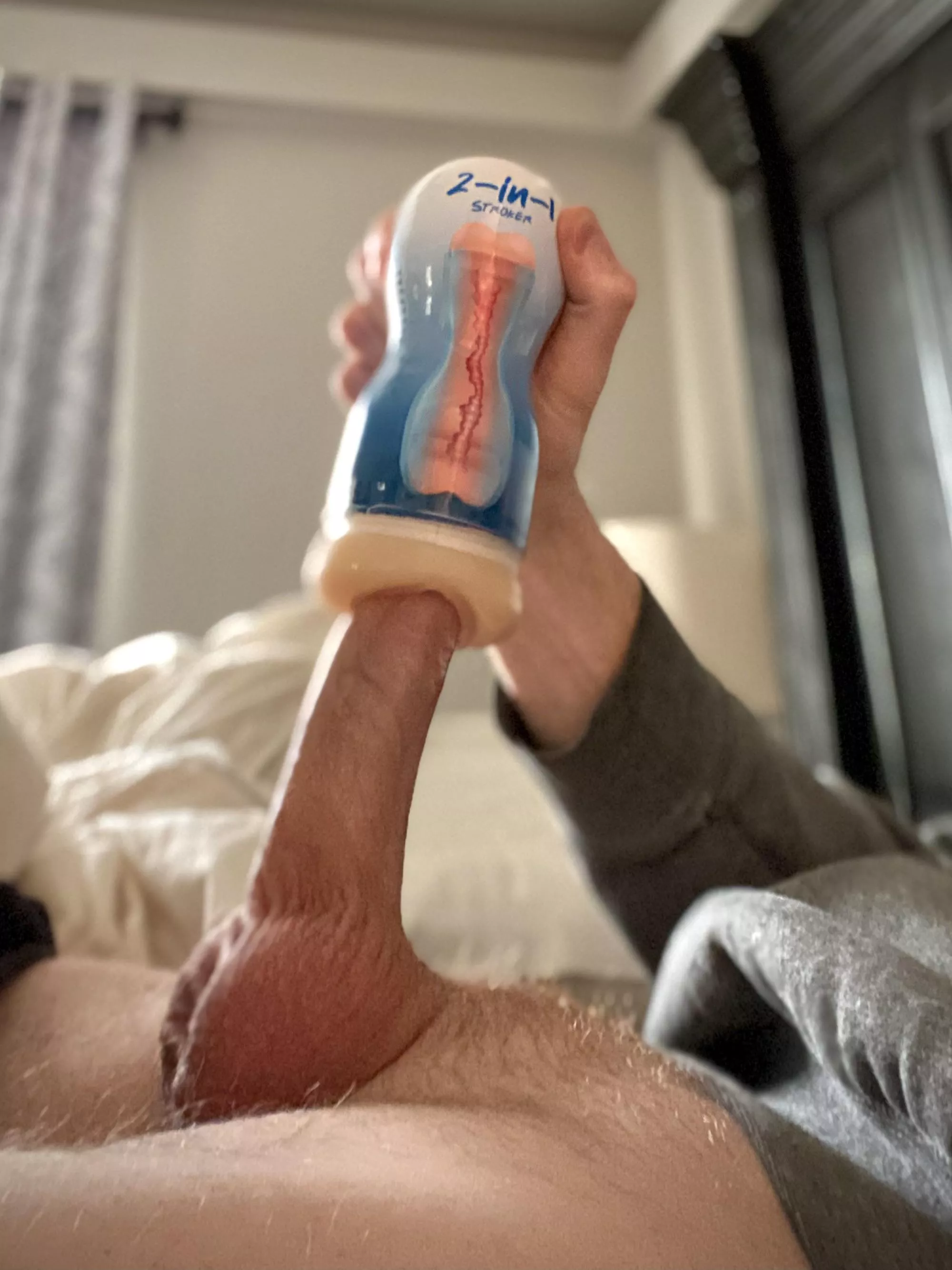 I think hubby likes the toy I got him. I think hubby likes the toy I got him.