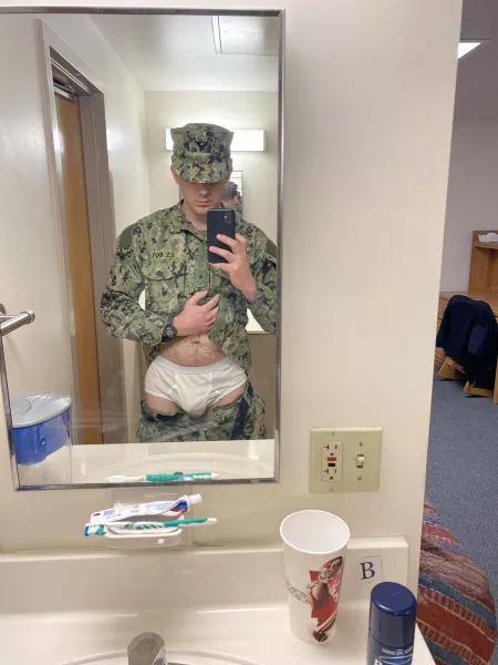 I think I’m the only guy at A school still rocking his tighty whities from boot camp