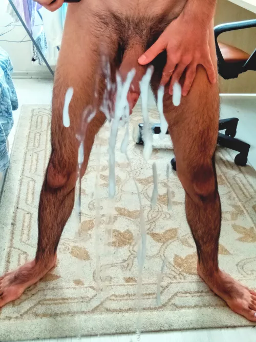 I think my joystick's broken, it won't stop shooting cum 💦