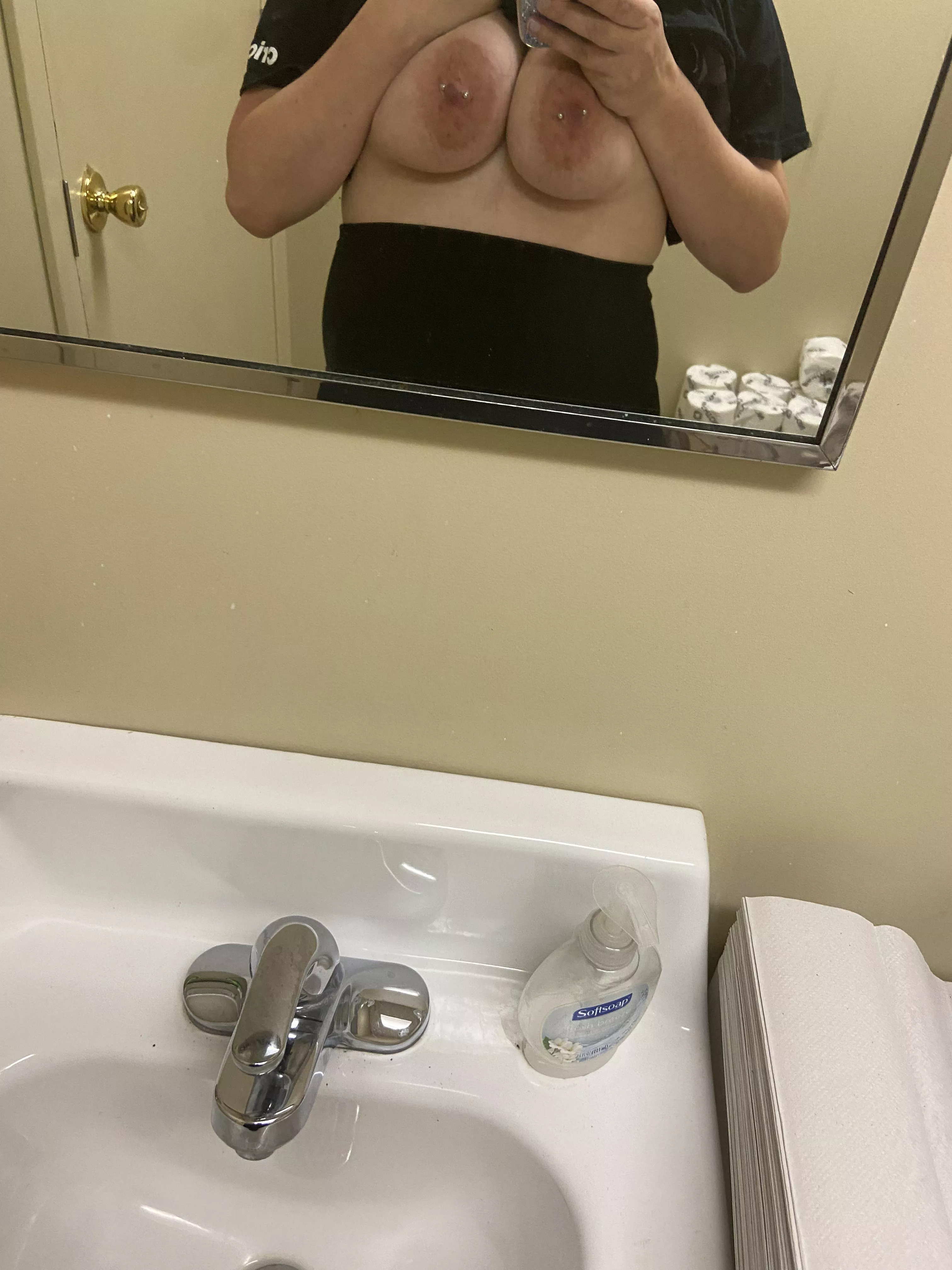 I think my tits need cum on them, what do you think? I think my tits need cum on them, what do you think?