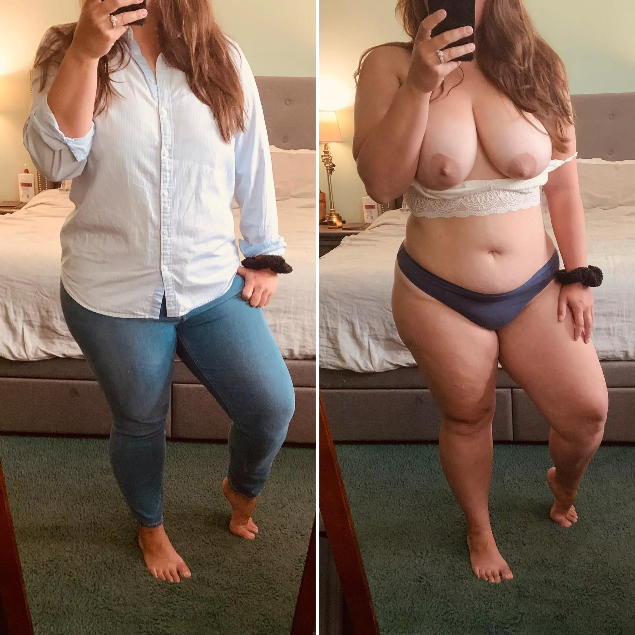 I think my wife hides her boobs well, don’t you think?