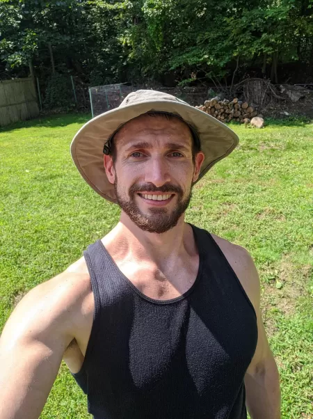 I think this is my official lawn mowing hat π€